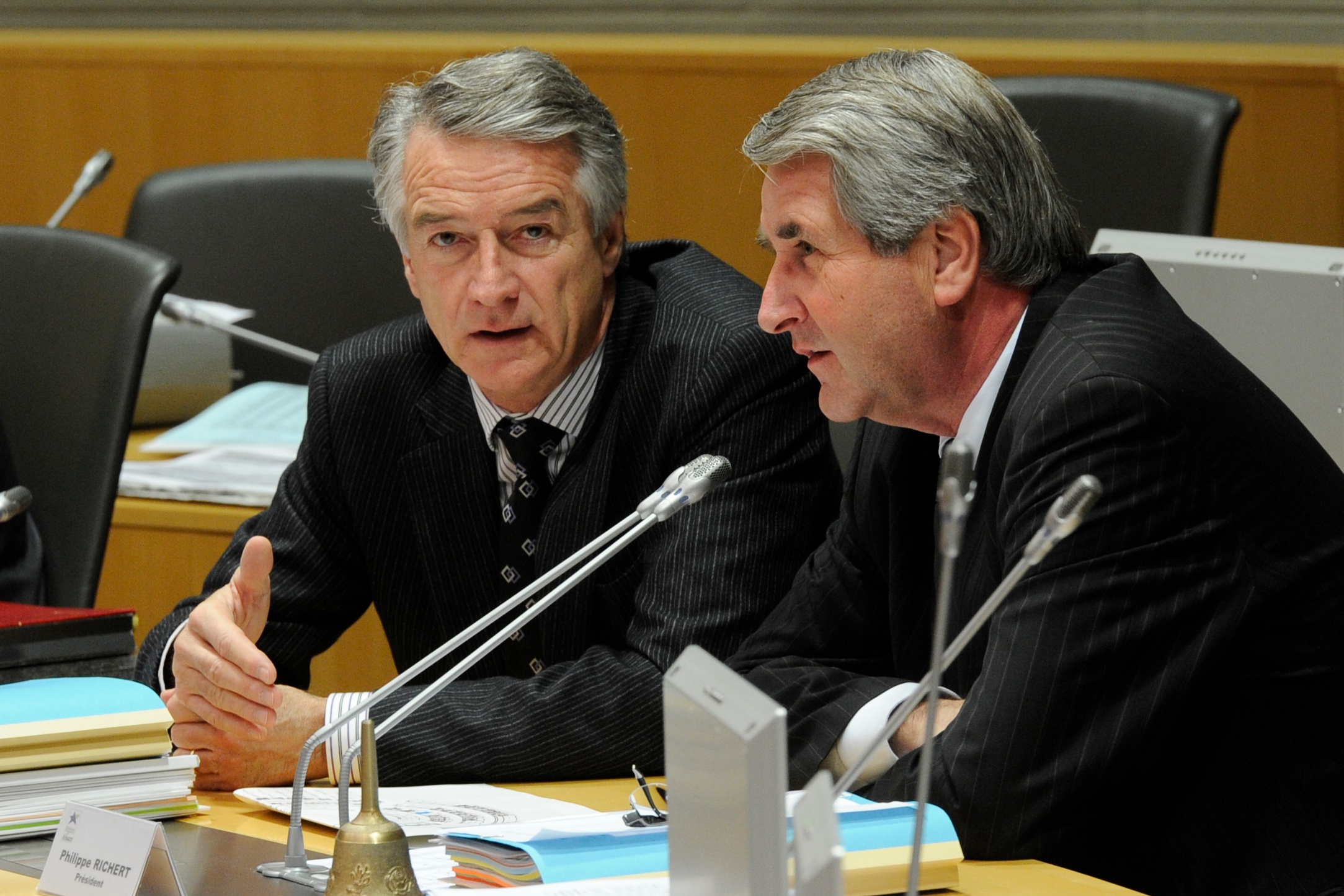 André REICHARDT et Philippe RICHERT au Conseil régional d'Alsace