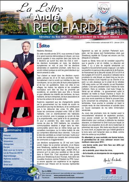Newsletter André REICHARDT N°5